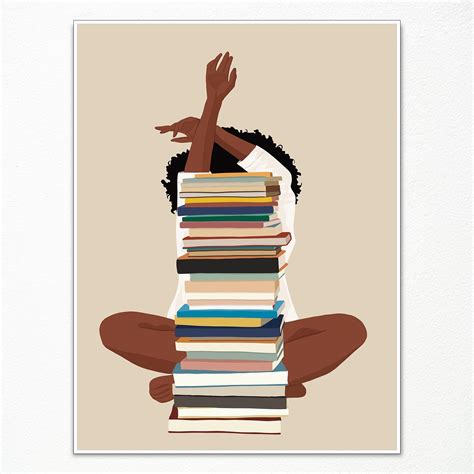 Amazon.com: OAOPIC Black Girl Canvas Wall Art, African American Art ...