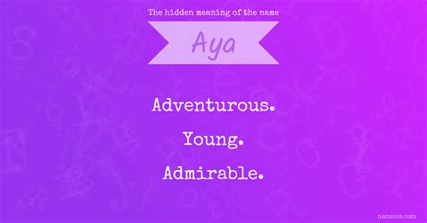 The hidden meaning of the name Aya | Namious