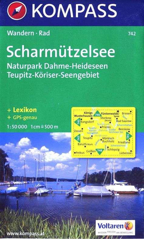 Buy 1017: Scharmutzelsee Tuepitz - Koriser Seengebiet 1:50, 000 Book ...