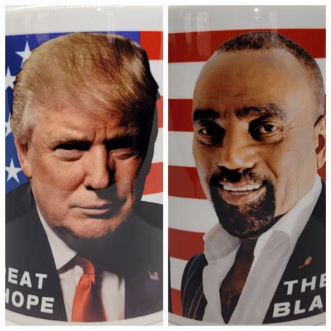 Donald Trump Jesse Lee Peterson MUG Great White Hope Great Black Hope ...