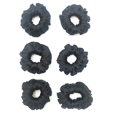 Best Satin Scrunchies for Hair Online - Pack of 6 | Hair Love India