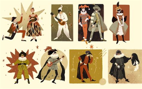 федор сумкин on Twitter | Commedia dell’arte, Character, Illustration