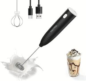 MAYPRA 50 W Rechargeable Milk Frother & Egg Beater | 3 Speed with 2 ...