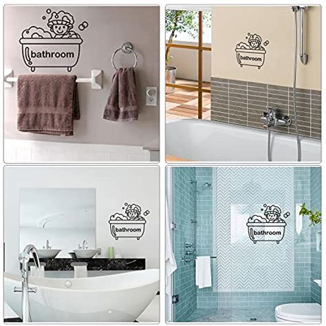 Buy MEFOSS Funny Toilet Bathroom Sign Decals Stickers Mr and Mrs Ladies ...