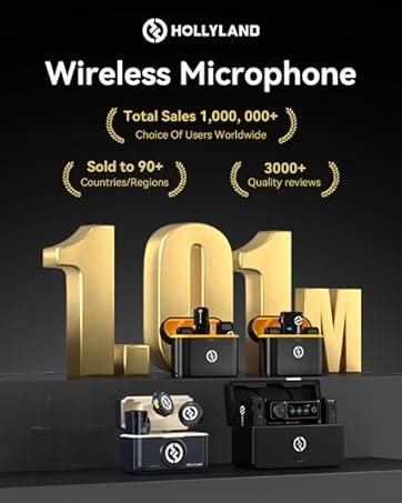 HollyView Lark M2 Wireless Microphone For Camera/Laptop/Phones, Mini ...