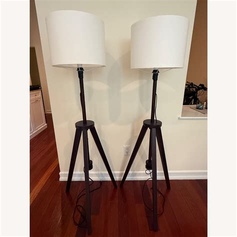 IKEA Lauters Modern Floor Lamp Set - AptDeco