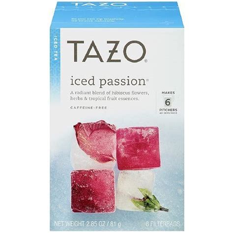 Tazo Passion Iced Tea Nutrition Facts at Petra Webster blog
