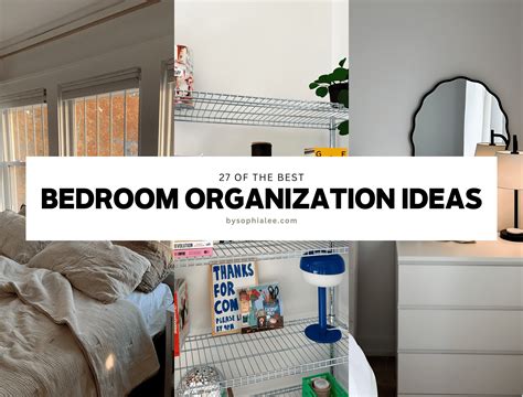 Bed Room Organization Ideas