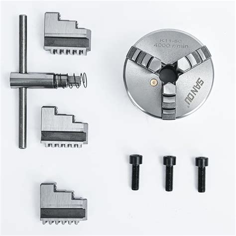 Mini Lathe Chuck 80mm 3 Jaw Self-Centering Chuck K11-80 SAN OU Manual ...