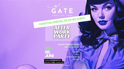 AFTER WORK - MAINSTREAM EDITION MIT COCKTAIL SPECIAL- DO. 6. JUNI ...