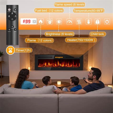 9 Best Ultra Thin 60 Inch Electric Fireplaces With 3D Flames 2025