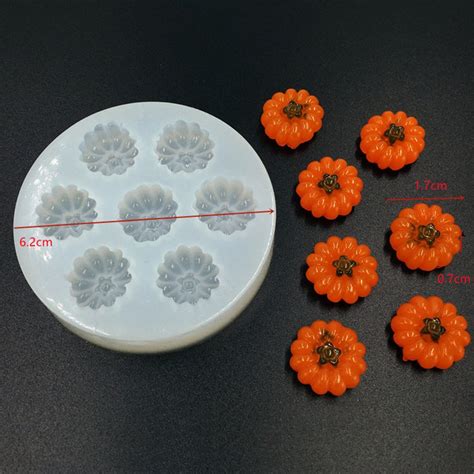 Halloween Pumpkin Silicone Mold-miniature Pumpkin Resin Mold-pumpkin ...