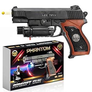 Lee Toys Phantom 289C Airsoft Toy Gun, 6Mm Bb Pellets with Fog & Laser ...
