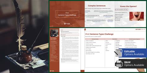 Using A Range of Sentence Structures Lesson Pack