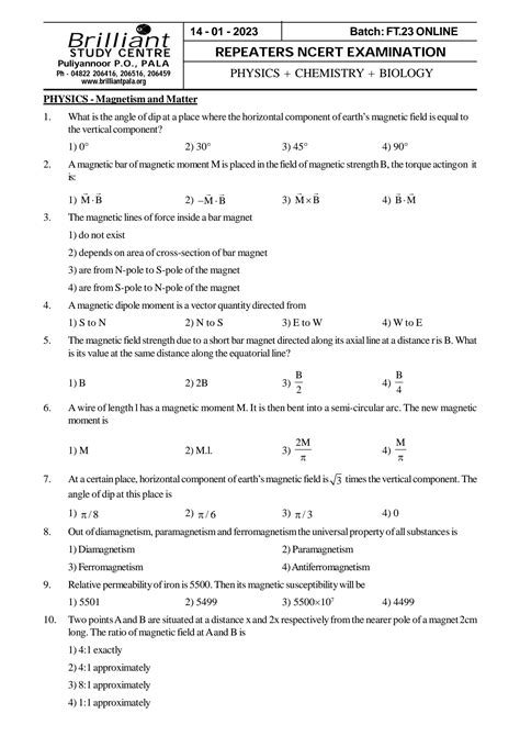 NEET Model Question Paper 的图像结果