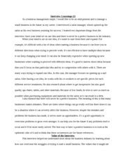 Informational Interview Paper Example 的图像结果