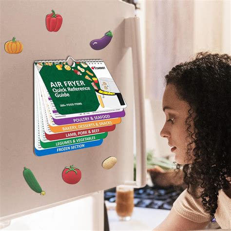TZARROT Air Fryer Cheat Sheet Magnets Cooking Guide Booklet India | Ubuy