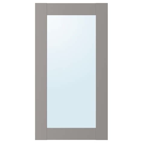 ENHET mirror door, grey frame, 40x75 cm (153/4x291/2") - IKEA