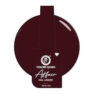 Buy Colors Queen Affair Nail Polish - 54 Burnt Maroon, 13ml | Quick ...