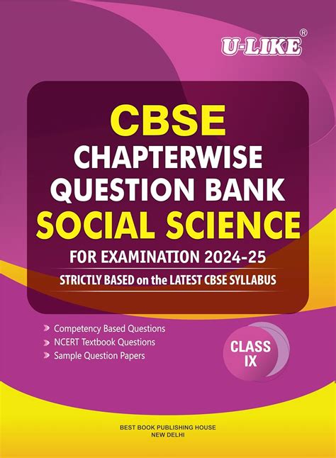 Cbse Chapterwise Question Bank Social Science Class IX (2024-25 ...