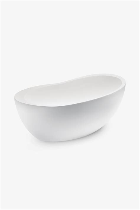 Arcata 65" x 34" x 22" Freestanding Oval Bathtub | Waterworks