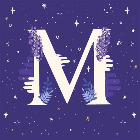 Letter M Aesthetic Wallpaper
