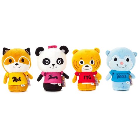 Hallmark itty bittys Shirt Tales Stuffed Animals Collector Set Itty ...