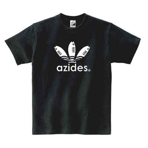 [azides/半袖S～L]正規商標登録商品 登録6400462及6735646アジデス半袖Tシャツノーマルカラー 面白い おもしろ パロディ ...