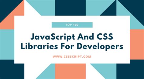 Image result for JavaScript CSS Library