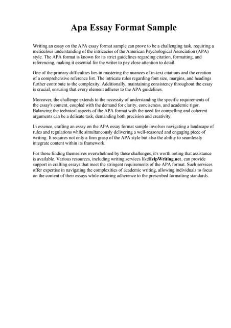 Image result for APA Conventions Essay Tutorial