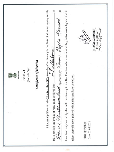 Election Certificates 的图像结果