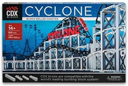 CDX Blocks Cyclone Roller Coaster Building Block System - Cyclone ...