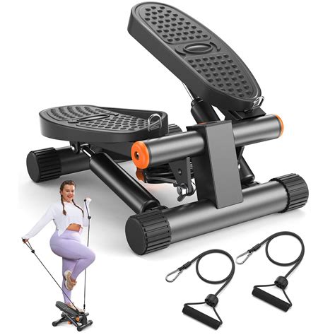 Niceday Steppers for Exercise, Mini Stair Stepper with Resistance Bands ...