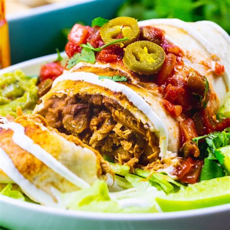 Baked Chicken Chimichangas - Spicy Southern Kitchen