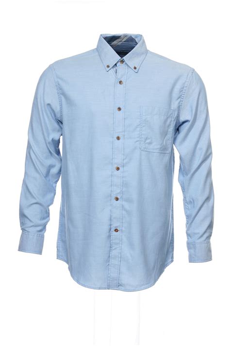 Men's Light Blue Button Down Shirt - Walmart.com