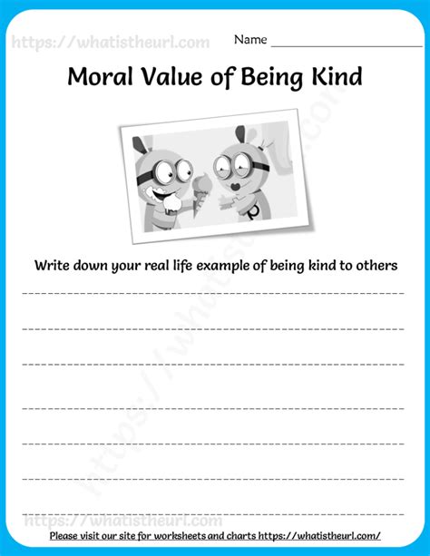 Moral Values Worksheet 的图像结果