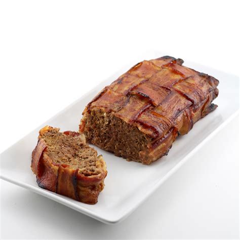 Bacon Wrapped Meatloaf Recipe | DudeFoods.com