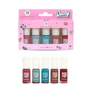 MyGlamm POPxo Makeup - Mini Nail Kit - Vacay - 15ml (Set of 5) | Glossy ...