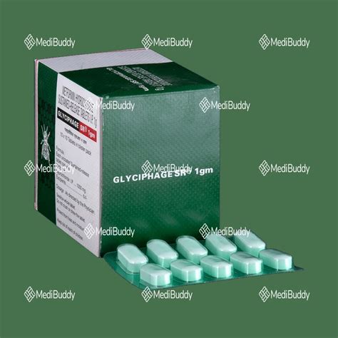 Glyciphage SR 1gm Tablet: Price, Uses, Side Effects & How to Use ...