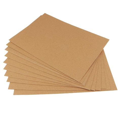 HOMYL 10pcs Kraft Cardboard Scrapbook Sheets Picture Frame Backing ...