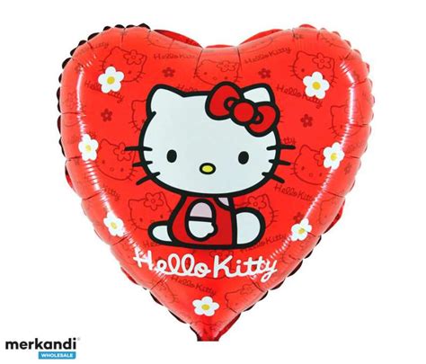 Hello Kitty foil balloon heart shape 42 cm - Germany, New - The ...