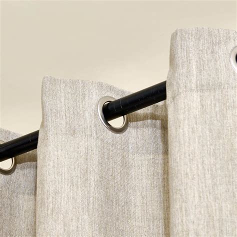 Buy Arena Moss Set of 2 Woven Light Filtering Door Curtains from Home ...