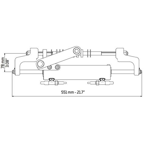 Flangia Per Timonerie Ultraflex Osculati 45.270.03 - Semicava, Per Impianti Idraulici Nautici