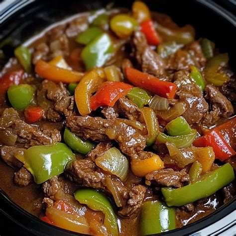Crockpot Pepper Steak Recipe (Tender, Flavorful, and Effortless ...