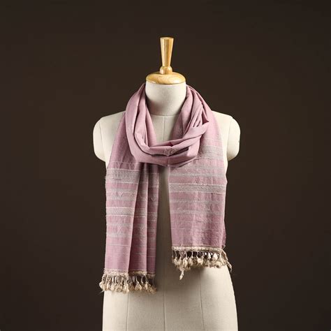 Pink Kutch Handwoven Merino Wool Stole