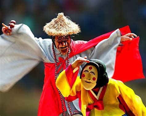 韩国安东假面舞，传承千年艺术魅力