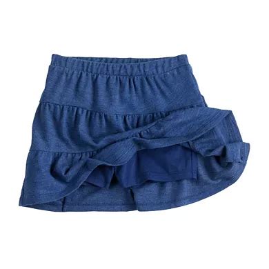 Girls 4-12 Jumping Beans® Patterned Tiered Skort