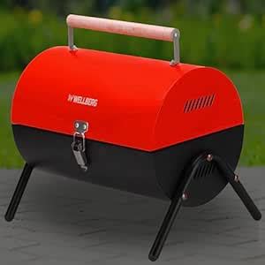 Wellberg Flamingo Barrel Design Charcoal Barbeque Grill With Food grade ...