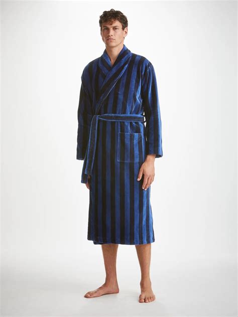 Derek Rose Men's Terry Cotton Bath Robe | Straith's Fine Clothing