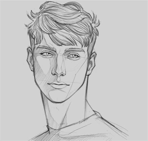 Male Face Drawing, Nose Drawing, Guy Drawing, Drawing Base, Pen Art ...